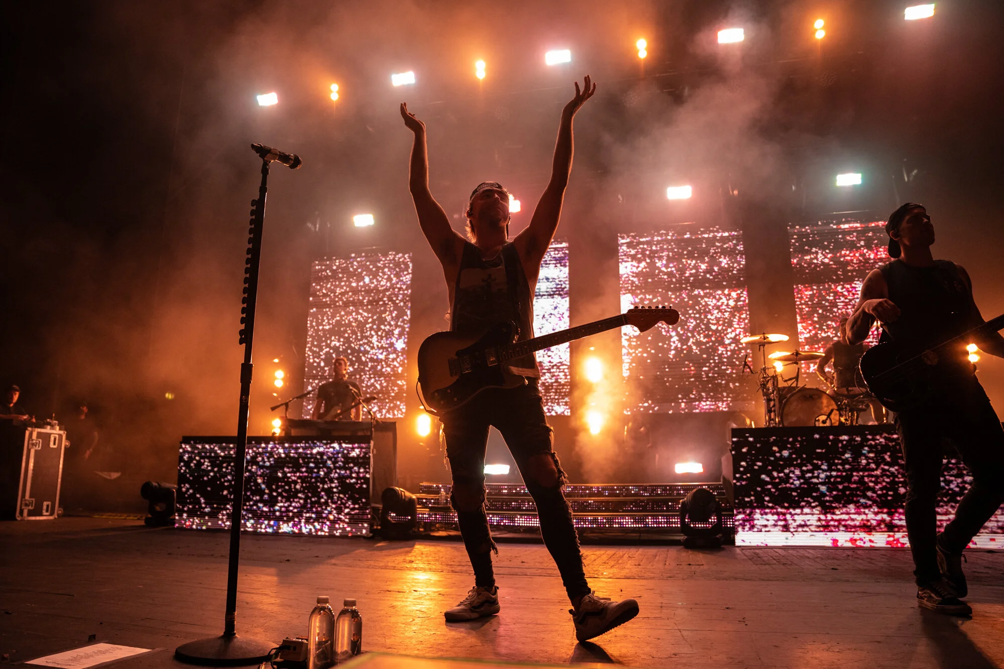 All Time Low on stage